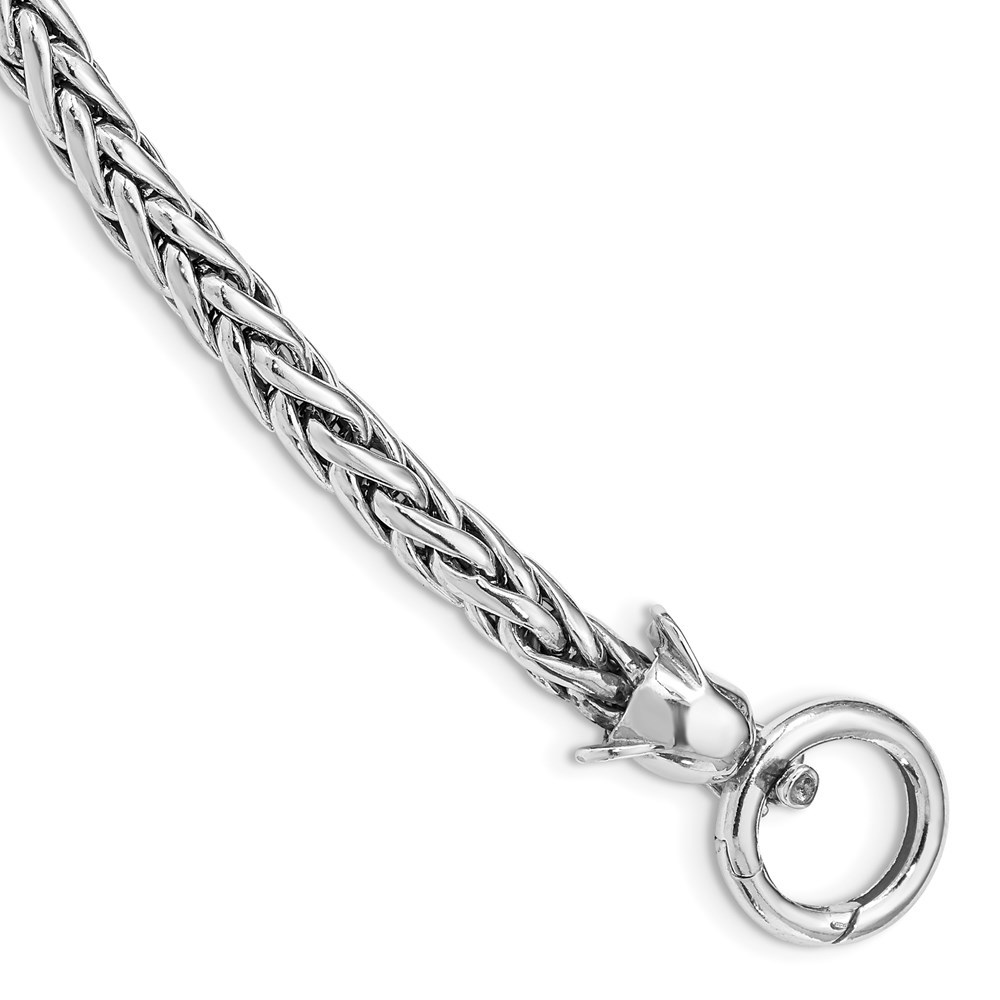CLOSEOUT! 925 Sterling Silver Polished Elephant Bracelet, 8.25 inches
